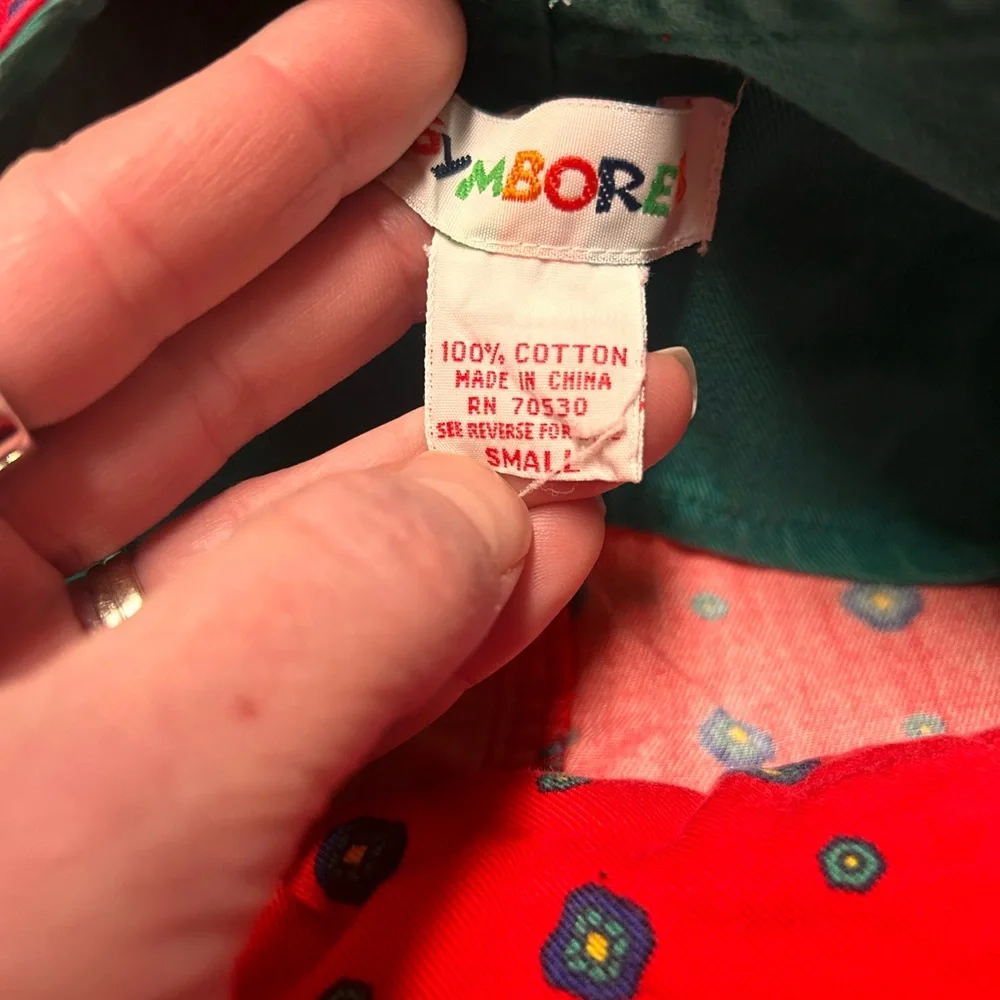 Gymboree rainbow tag overalls size small 1-2 year old